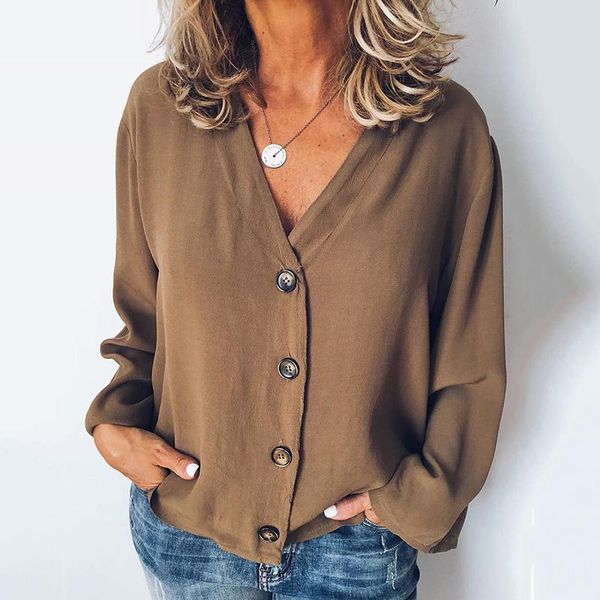 spring autumn elegant v neck shirt women blouse fashion clothing long sleeve button party blusas femininas plus size 5xl women's blouse, White
spring autumn elegant v neck shirt women blouse fashion clothing long sleeve button party blusas femininas plus size 5xl women's blouse, White