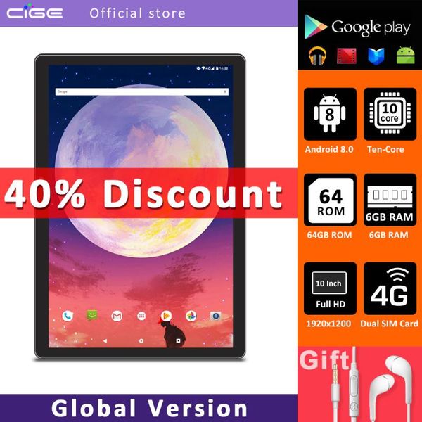 tablet pc cige 10'' 1920x1200 4g network 10 core 6gb ram 64gb rom tablets android 8.0 dual wifi type-c 10.1
tablet pc cige 10'' 1920x1200 4g network 10 core 6gb ram 64gb rom tablets android 8.0 dual wifi type-c 10.1