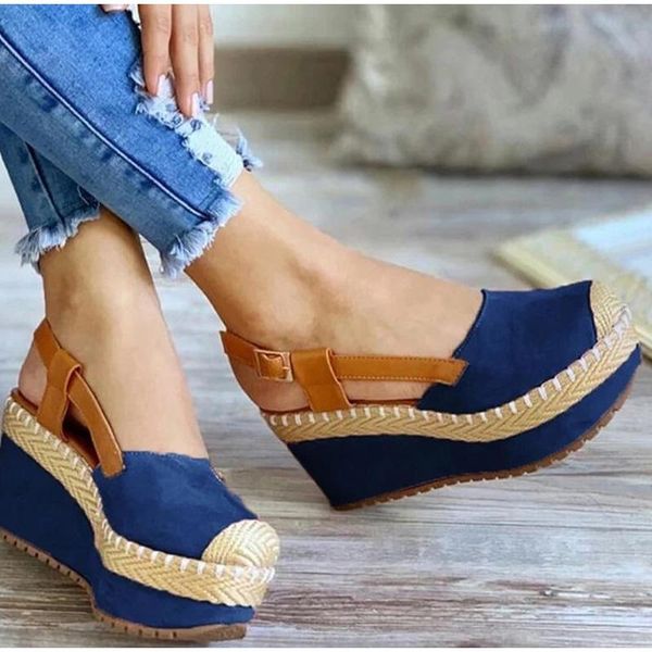 sandals women's retro wedge high heels platform suede leather woman shoes buckle strap ladies 2021 female footwear casual, Black
sandals women's retro wedge high heels platform suede leather woman shoes buckle strap ladies 2021 female footwear casual, Black
