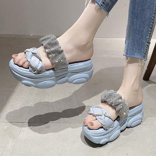slippers women rhinestone platform leather woven roman fashion beach sandals outdoor casual open toe high heels, Black
slippers women rhinestone platform leather woven roman fashion beach sandals outdoor casual open toe high heels, Black