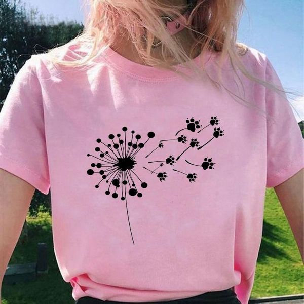 women's t-shirt harajuku drop vintage women female funny tees dandelion print t shirt short sleeve casual ulzzang, White 
women's t-shirt harajuku drop vintage women female funny tees dandelion print t shirt short sleeve casual ulzzang, White