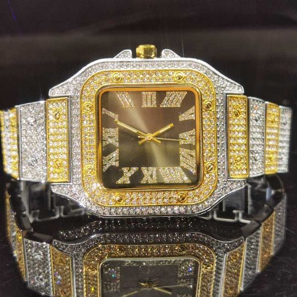 wristwatches missfox brown dial square watch man diamond gold and silver watches quartz men luxury outdoor reloj de hombre stainless steel, Slivery;brown
wristwatches missfox brown dial square watch man diamond gold and silver watches quartz men luxury outdoor reloj de hombre stainless steel, Slivery;brown