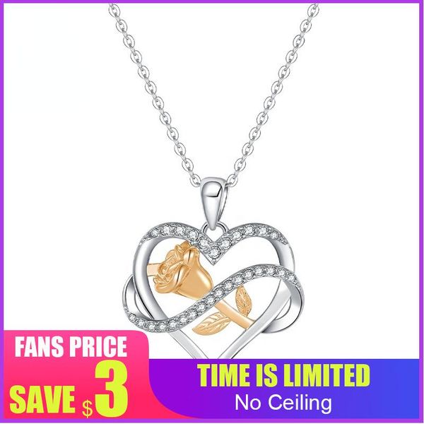 pendant necklaces woman like a flower rose love necklace hollow out gold heart-shaped pendants chain fashion jewelry, Silver
pendant necklaces woman like a flower rose love necklace hollow out gold heart-shaped pendants chain fashion jewelry, Silver