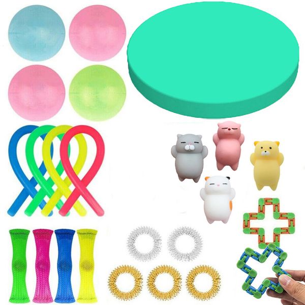 25Pack Fidget Sensory Toy Set Stress Relief Toys Autism Anxiety Relief Stress Pop Bubble Fidget Sensory Toy For Kids Adults
25Pack Fidget Sensory Toy Set Stress Relief Toys Autism Anxiety Relief Stress Pop Bubble Fidget Sensory Toy For Kids Adults