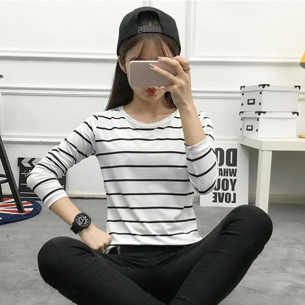 women's t-shirt 2021 women vintage striped classic t-shirts for harajuku t shirt summer casual long sleeve female tee, White
women's t-shirt 2021 women vintage striped classic t-shirts for harajuku t shirt summer casual long sleeve female tee, White