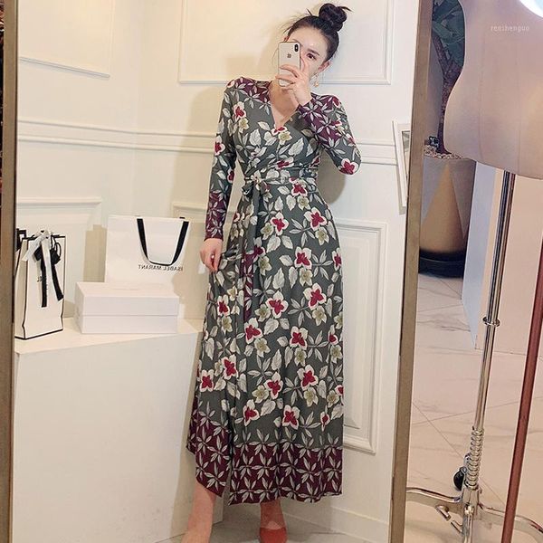 casual dresses vintage floral print beach dress women bandage lace up v neck spring long sleeve vestidos mujer, Black;gray
casual dresses vintage floral print beach dress women bandage lace up v neck spring long sleeve vestidos mujer, Black;gray