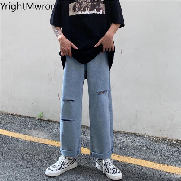 women's jeans high waist loose straight leg fashion harajuku woman man ripped hole denim pant mom trouser boyfriend cowboy streetwear, Blue
women's jeans high waist loose straight leg fashion harajuku woman man ripped hole denim pant mom trouser boyfriend cowboy streetwear, Blue
