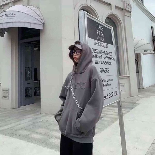 brand hoodie chao brand new autumn lin gang printed terry hooded sweater 3d convex letters, Black
brand hoodie chao brand new autumn lin gang printed terry hooded sweater 3d convex letters, Black