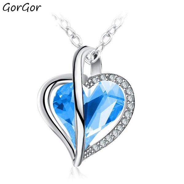 pendant necklaces gorgor necklace women copper pattern peach heart zircon golden plated exquisite anniversary jewelry 20307701305, Silver
pendant necklaces gorgor necklace women copper pattern peach heart zircon golden plated exquisite anniversary jewelry 20307701305, Silver