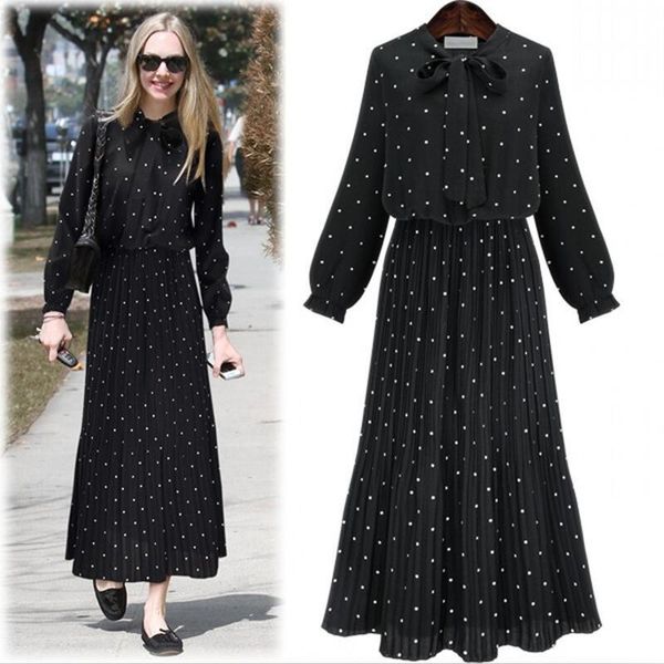 casual dresses spring maxi long sleeve chiffon dress women 2021 european style polka dot girls plus size bohemian black, Black;gray
casual dresses spring maxi long sleeve chiffon dress women 2021 european style polka dot girls plus size bohemian black, Black;gray
