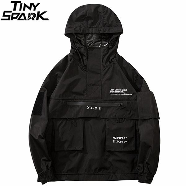 men hip hop streetwear jacket coat black windbreaker cargo jacket pullover harajuku hooded track jacket tactical outwear 210819, Black;brown
men hip hop streetwear jacket coat black windbreaker cargo jacket pullover harajuku hooded track jacket tactical outwear 210819, Black;brown
