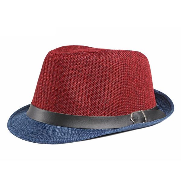 wide brim hats men's jazz spring and summer fashion stitching small women's sun shade beach panama, Blue;gray
wide brim hats men's jazz spring and summer fashion stitching small women's sun shade beach panama, Blue;gray