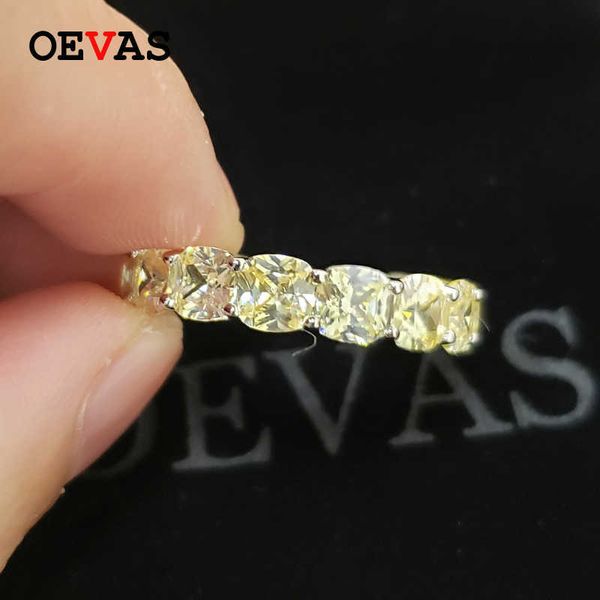 oevas 100% 925 sterling silver rings for women sparkling 1 row full 5*5mm high carbon diamond wedding party fine jewelry gifts, Golden;silver
oevas 100% 925 sterling silver rings for women sparkling 1 row full 5*5mm high carbon diamond wedding party fine jewelry gifts, Golden;silver