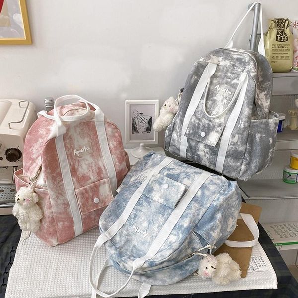 school bags tie-dye fashion women's backpack canvas large capacity bag for girls mochila
school bags tie-dye fashion women's backpack canvas large capacity bag for girls mochila