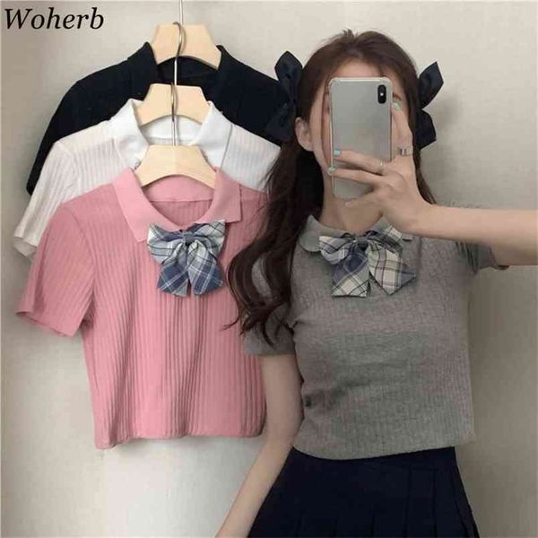 summer girls crop t-shirt bow patch kawaii cute tshirts korean women slim short sleeve t shirts streetwear 210519, White
summer girls crop t-shirt bow patch kawaii cute tshirts korean women slim short sleeve t shirts streetwear 210519, White