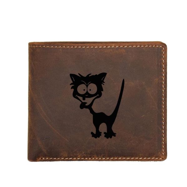 wallets crazy cat wallet men purse with coin pocket multi card holders vintage leather custom name, Red;black
wallets crazy cat wallet men purse with coin pocket multi card holders vintage leather custom name, Red;black