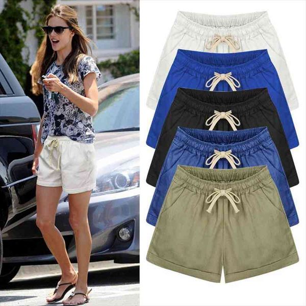 summer plus size shorts women elastic waist wide leg short pants lady mid waist cotton casual shorts, White;black
summer plus size shorts women elastic waist wide leg short pants lady mid waist cotton casual shorts, White;black