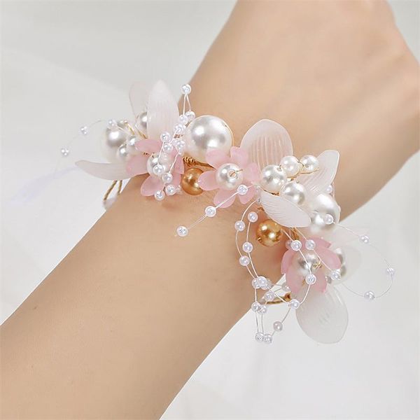 charm bracelets pearl wrist flower for girls bridesmaid wedding lace-up hand bridal prom accessories dancing party decor lb, Golden;silver
charm bracelets pearl wrist flower for girls bridesmaid wedding lace-up hand bridal prom accessories dancing party decor lb, Golden;silver