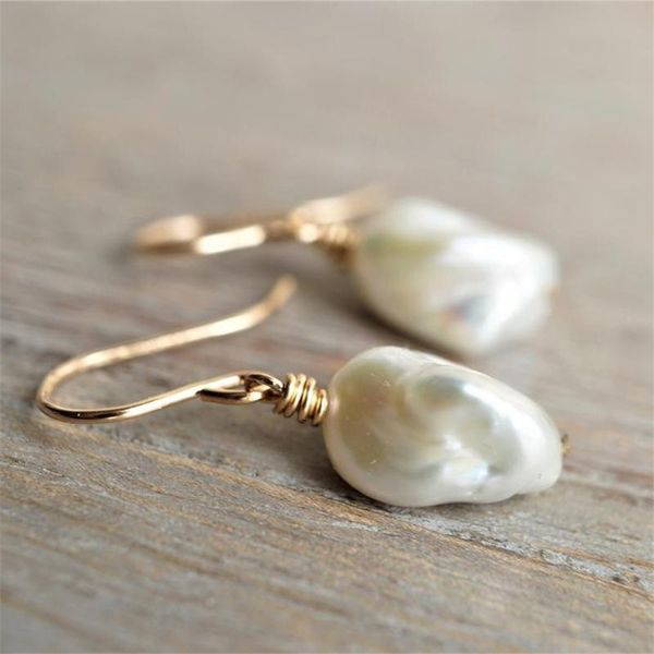 dangle & chandelier natural baroque pearl earrings 14k gold filled drop handmade fine jewelry boho oorbellen brinco vintage women, Silver
dangle & chandelier natural baroque pearl earrings 14k gold filled drop handmade fine jewelry boho oorbellen brinco vintage women, Silver