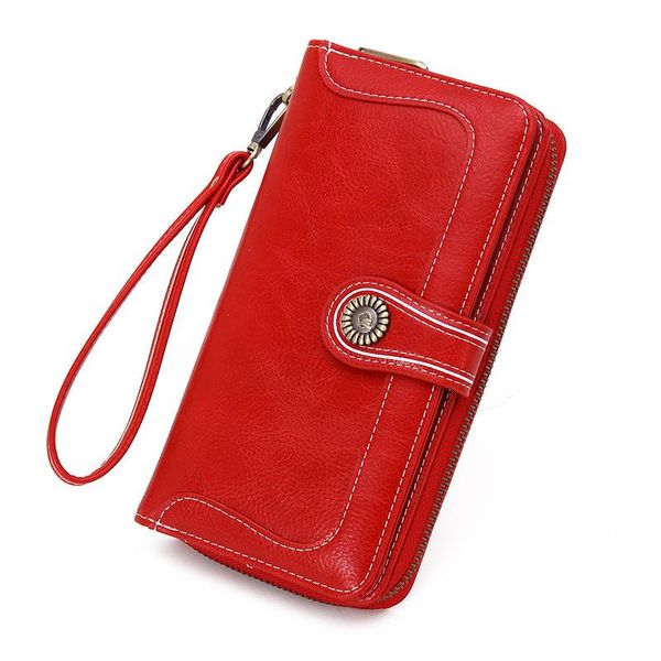 wallets wristband women wallet fashion wild retro long women's multi-function clutch bag carteira portfel damski, Red;black
wallets wristband women wallet fashion wild retro long women's multi-function clutch bag carteira portfel damski, Red;black