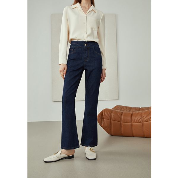 women's jeans fall fansilanen denim dark blue pants brim woman high waist vintage streetwear retro bootcut jeans boyfriend tkhh
women's jeans fall fansilanen denim dark blue pants brim woman high waist vintage streetwear retro bootcut jeans boyfriend tkhh