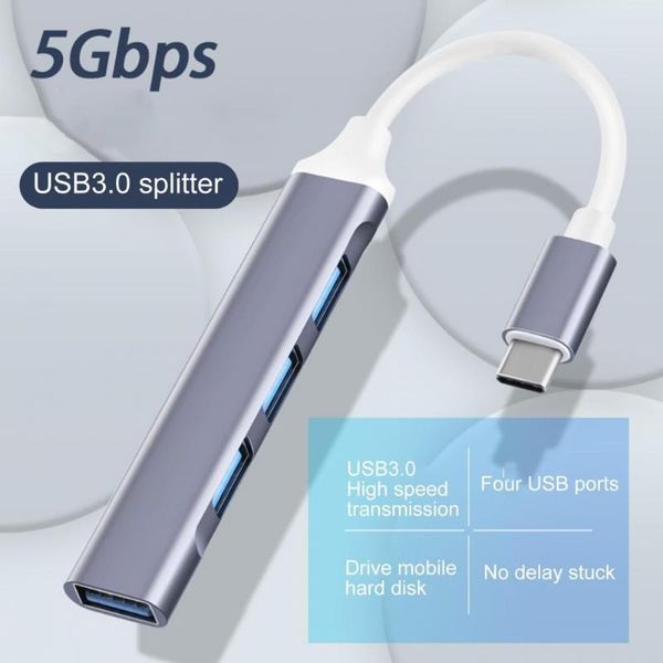 hubs 4 port type-c usb hub splitter adapter otg computer accessories multiple devices for mouse keyboard u disk usb3.0/2.0 up to 5gbp
hubs 4 port type-c usb hub splitter adapter otg computer accessories multiple devices for mouse keyboard u disk usb3.0/2.0 up to 5gbp