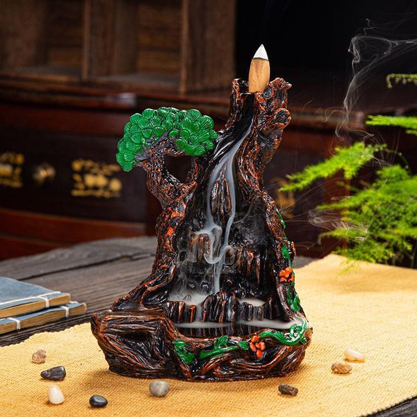 backflow incense burner ornaments resin to watch flowing clouds sandalwood creative high mountain water fragrance lamps
backflow incense burner ornaments resin to watch flowing clouds sandalwood creative high mountain water fragrance lamps