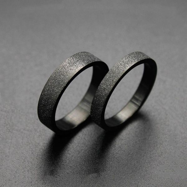 cluster rings 3mm 5mmm black frosted finger ring for women men wedding jewelry cool lover titanium steel never fade size 7 to 11, Golden;silver
cluster rings 3mm 5mmm black frosted finger ring for women men wedding jewelry cool lover titanium steel never fade size 7 to 11, Golden;silver