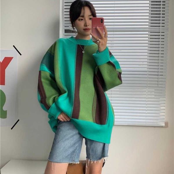 women's sweaters women winter fall fashion streetwear casual green striped sweater lady patchwork round neck long sleeve pullover knitw, White;black
women's sweaters women winter fall fashion streetwear casual green striped sweater lady patchwork round neck long sleeve pullover knitw, White;black