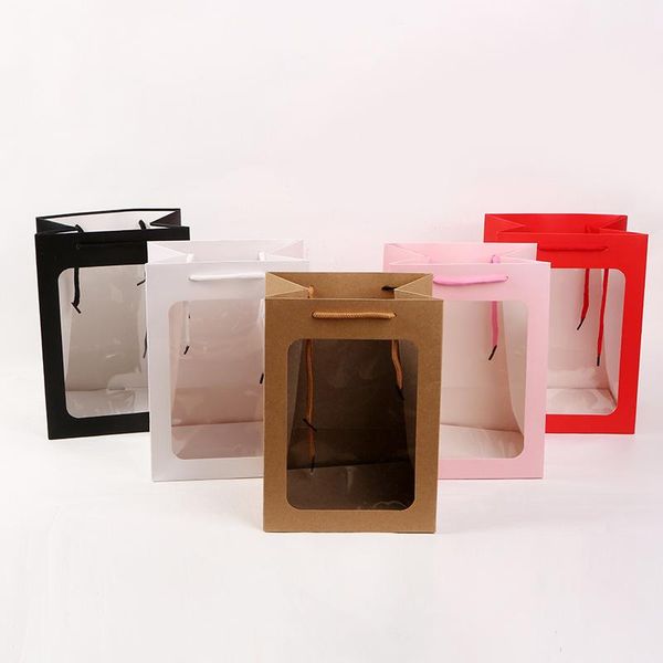 gift wrap 12pcs flower handbags transparent bouquet bag box wedding birthday festival candy paper packaging boite dragees mariage
gift wrap 12pcs flower handbags transparent bouquet bag box wedding birthday festival candy paper packaging boite dragees mariage