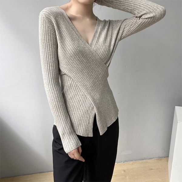 women's sweaters elegant women sweater 2021 long sleeved v neck white cross knitted casual jumper autumn pullover shirt, White;black
women's sweaters elegant women sweater 2021 long sleeved v neck white cross knitted casual jumper autumn pullover shirt, White;black