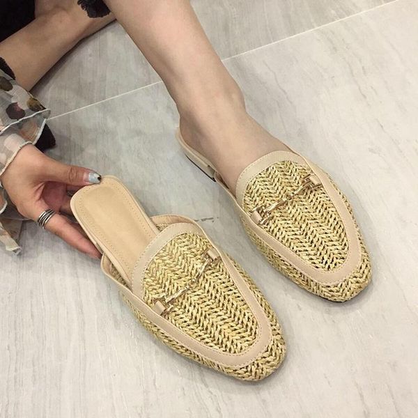 slippers 2021 fashion women mules slipper low heel slip on slide sandals cane woven beach summer flat, Black
slippers 2021 fashion women mules slipper low heel slip on slide sandals cane woven beach summer flat, Black