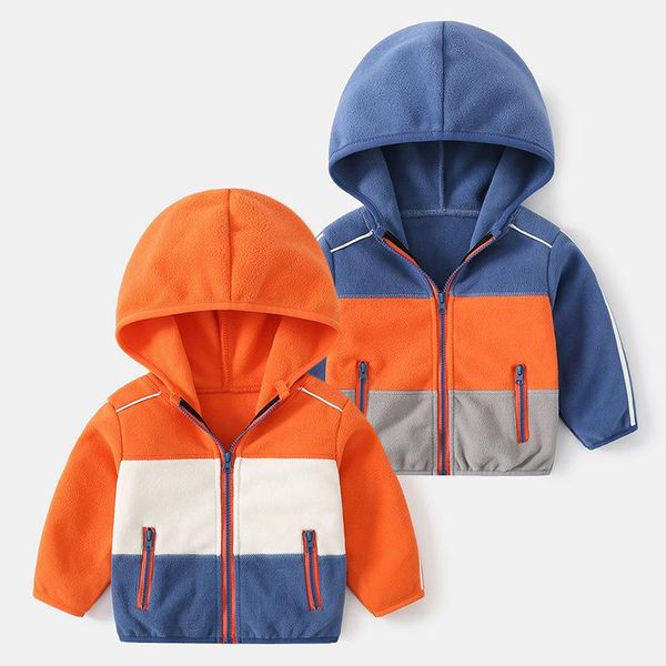jackets kids boys winter velvet hooded coat color blocked children boy clothes, Blue;gray
jackets kids boys winter velvet hooded coat color blocked children boy clothes, Blue;gray