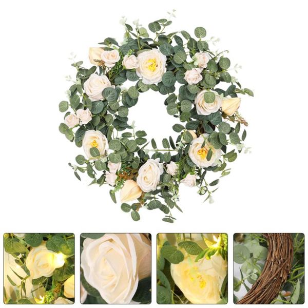 1pc household hanging wreath simulation garland adornment door pendant (green)
1pc household hanging wreath simulation garland adornment door pendant (green)
