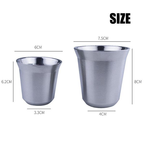 stainless steel double-layer coffee cup heat insulation water milk drinking in stock mugs
stainless steel double-layer coffee cup heat insulation water milk drinking in stock mugs