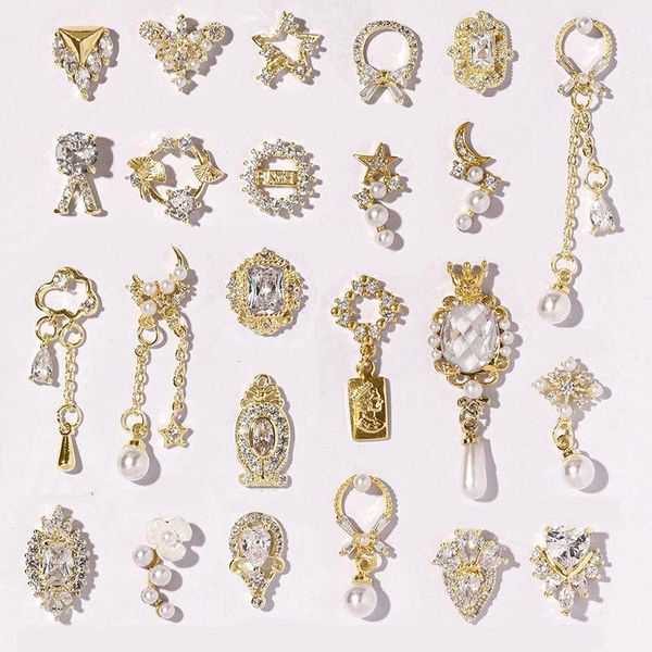 nail art decorations 1pcs 3d metal japanese jewelry crystal zircon nails accessories diamond charms pendants manicure tools, Silver;gold
nail art decorations 1pcs 3d metal japanese jewelry crystal zircon nails accessories diamond charms pendants manicure tools, Silver;gold