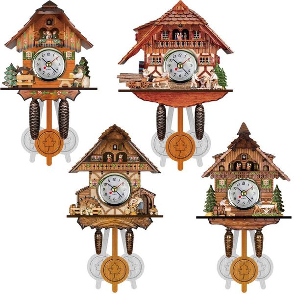 cuckoo clocks traditional black forest wood clock wall decor