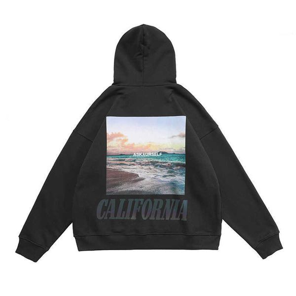men's hoodies askyurself 3m colorful reflective wave landscape p printing high street men's and women's loose hooded sweater, Black
men's hoodies askyurself 3m colorful reflective wave landscape p printing high street men's and women's loose hooded sweater, Black