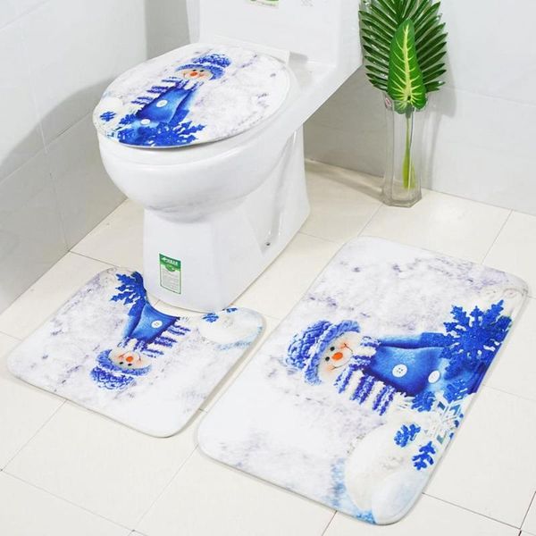 bath accessory set christmas print toilet bathroom mat three-piece floor carpet swwq
bath accessory set christmas print toilet bathroom mat three-piece floor carpet swwq