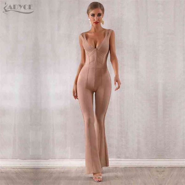 summer women bandage jumpsuit romper v neck backless sleeveless long celebrity evening party 210507, Black;white
summer women bandage jumpsuit romper v neck backless sleeveless long celebrity evening party 210507, Black;white