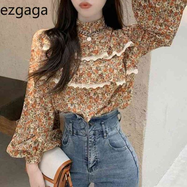 ezgaga floral printed blouse women vintage long sleeve loose elegant spring all-match ladies shirts blusas fashion 210430, White
ezgaga floral printed blouse women vintage long sleeve loose elegant spring all-match ladies shirts blusas fashion 210430, White