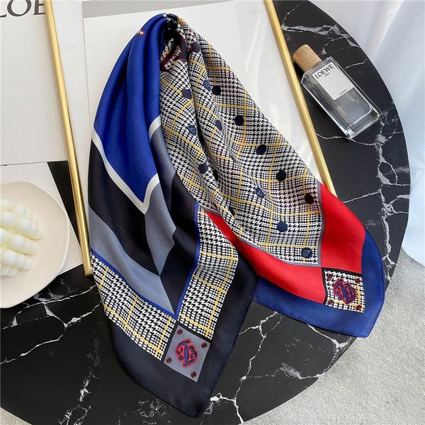 scarves women scarf silk square bandana lady neck foulard female shawl and wrap design print handkerchief hairband 2021, Blue;gray
scarves women scarf silk square bandana lady neck foulard female shawl and wrap design print handkerchief hairband 2021, Blue;gray
