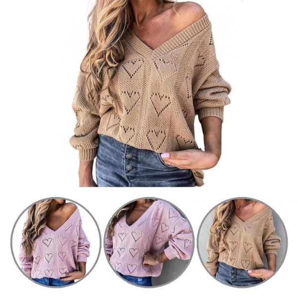 women's sweaters simple heart shape v neck spring sweater soft autumn loose for school, White;black
women's sweaters simple heart shape v neck spring sweater soft autumn loose for school, White;black