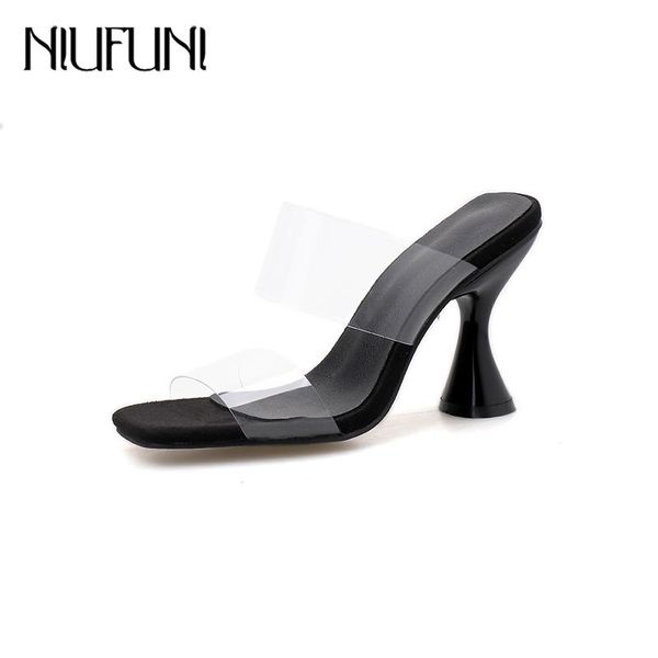 slippers niufuni 2021 summer shoes pvc transparent 9cm high heels sandals outdoor casual women plus size 35-42, Black
slippers niufuni 2021 summer shoes pvc transparent 9cm high heels sandals outdoor casual women plus size 35-42, Black