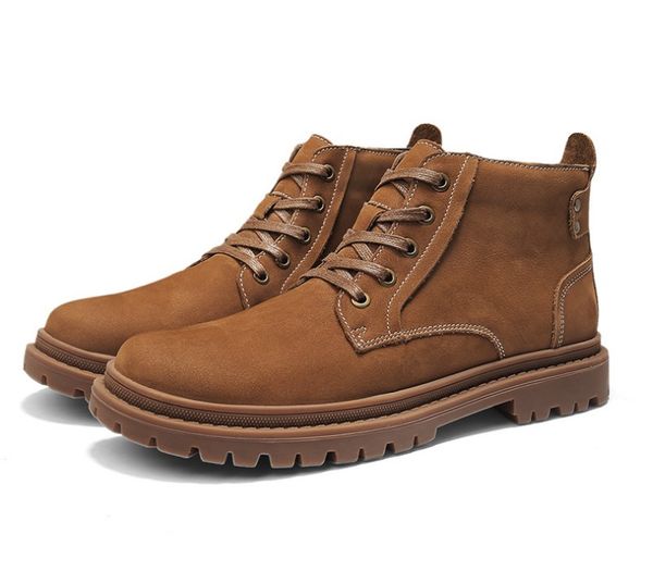autumn designer boots men fashion luxurys casual shoes mens design men's boot durable lace-up pu leather botas hombre, Black
autumn designer boots men fashion luxurys casual shoes mens design men's boot durable lace-up pu leather botas hombre, Black