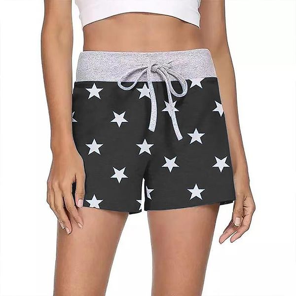 women's shorts womens high waist simple retro friends wide leg loose elastic female korean style fashion summer star printed streetwear, White;black
women's shorts womens high waist simple retro friends wide leg loose elastic female korean style fashion summer star printed streetwear, White;black