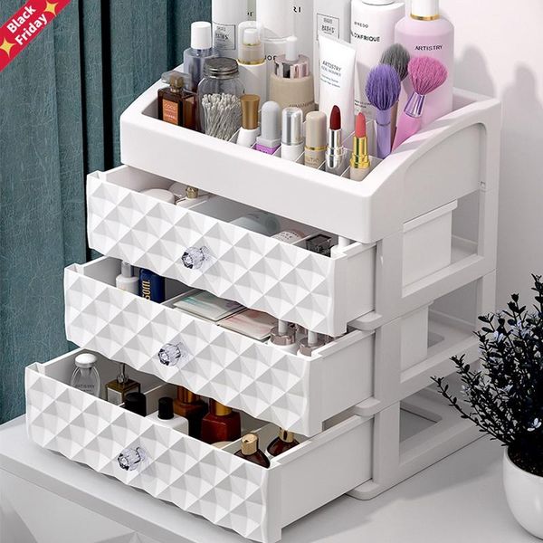 makeup organizer waterproof cosmetic case jewelry box multifunctional travel drawer home storage boxs boxes & bins
makeup organizer waterproof cosmetic case jewelry box multifunctional travel drawer home storage boxs boxes & bins