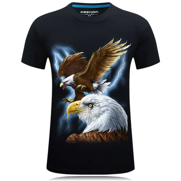2021 summer men's short sleeve t-shirt 3d cotton printing casual base shirt white eagle large size clothes, White;black
2021 summer men's short sleeve t-shirt 3d cotton printing casual base shirt white eagle large size clothes, White;black