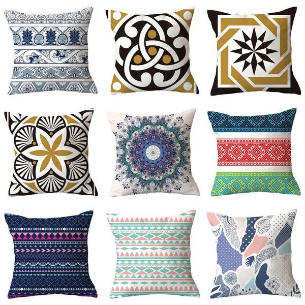 cushion/decorative pillow simple style blue geometric plush home fabric sofa cushion linen
cushion/decorative pillow simple style blue geometric plush home fabric sofa cushion linen
