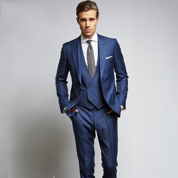 Double Breasted Men Suits Wedding Groom Tuxedos Man Suit for Marriage Slim Fit Terno Masculino 3Piece Jacket Pant Vest, Blue
Double Breasted Men Suits Wedding Groom Tuxedos Man Suit for Marriage Slim Fit Terno Masculino 3Piece Jacket Pant Vest, Blue